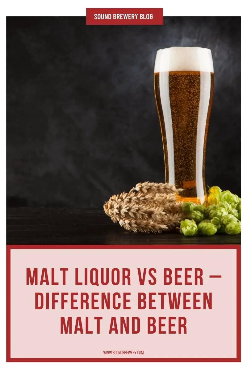 Malt Liquor vs Beer Difference Between Malt and Beer Sound Brewery