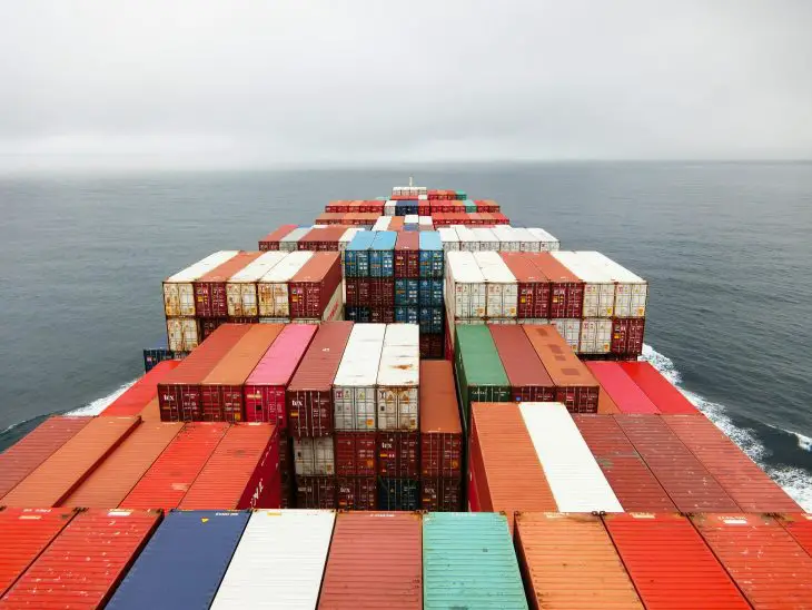 View from the bridge of one of my previous vessels. Somewhere in the middle of the ocean.
