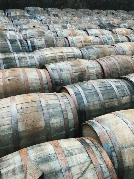 how many bottle of whiskey in a barrell