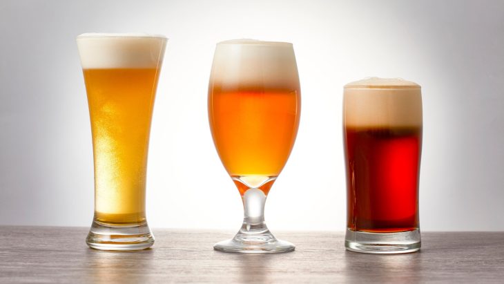 types of beer glasses